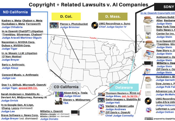 Map-of-Copyright-Litigation-v.-AI-companies-in-United-States-June-12-2025